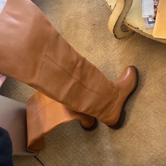 J Crew Leather over-the-knee riding boots BA769 - Picture 4 of 7